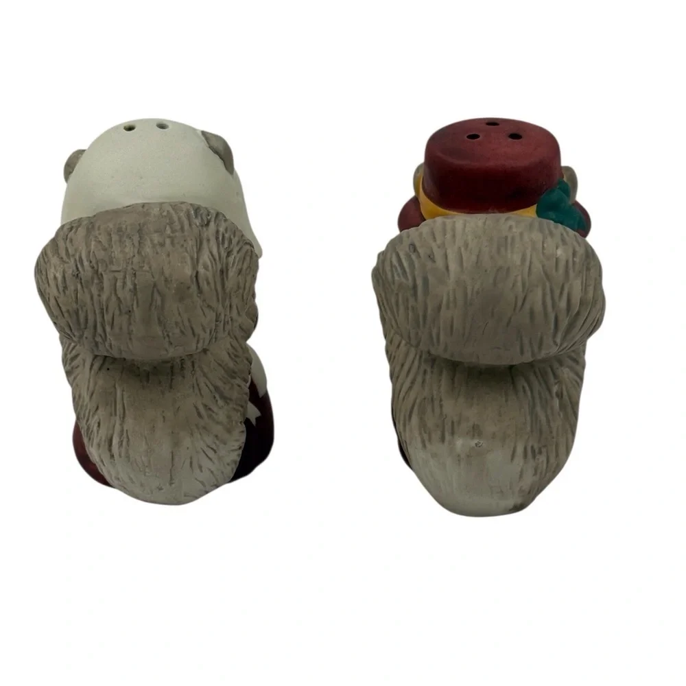 American Greetings Squirrel Salt & Pepper Shakers - Brown and White NIB